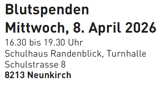 Blutspende - 8. April 2026